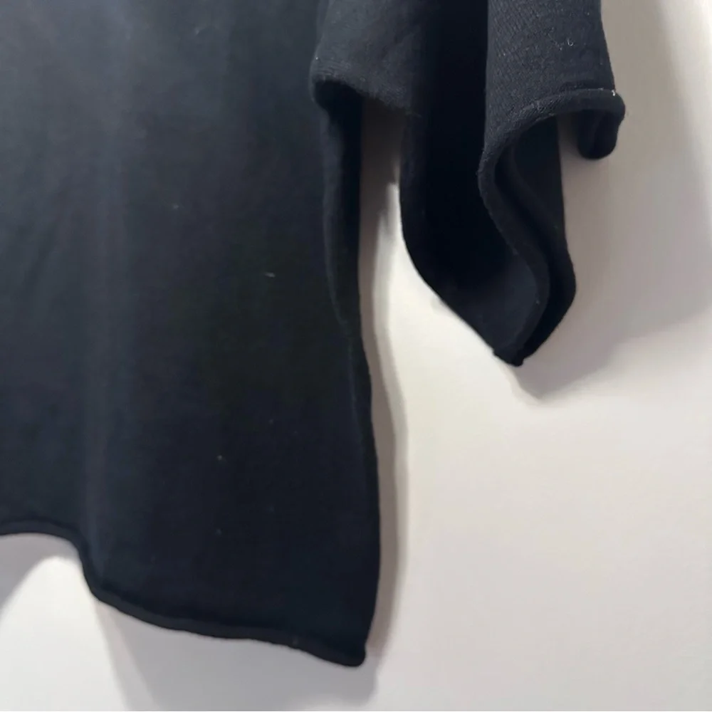 Territory Ahead Merino Wool Wide Sleeve Petite Black Sweater